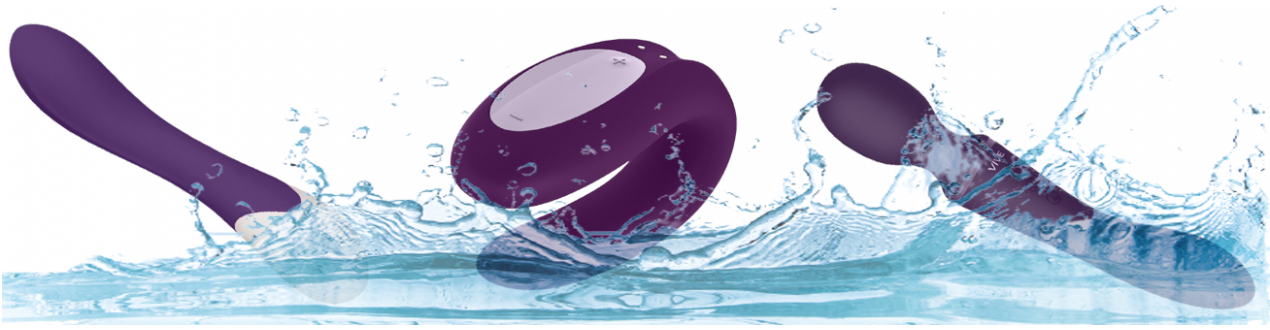 Vibromasseur Waterproof - Jouez sous la Douche ou dans votre Bain.